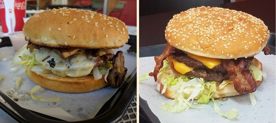 Broiler Bay Hamburgers Menu